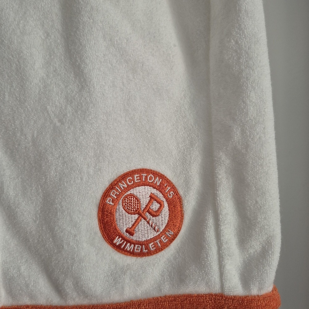 Tombolo Tennis Cabana Shirt Shorts Set Large Terry Cloth Princeton Wimbleten - Picture 7 of 16